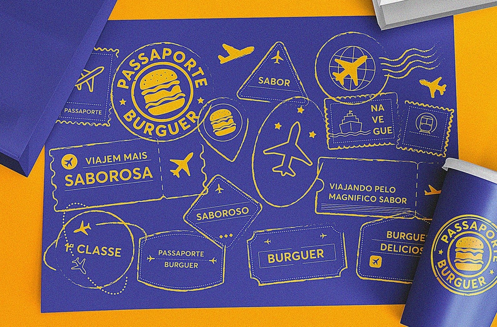 Imagem 3 do projeto Identidade Visual Passaporte Burguer
